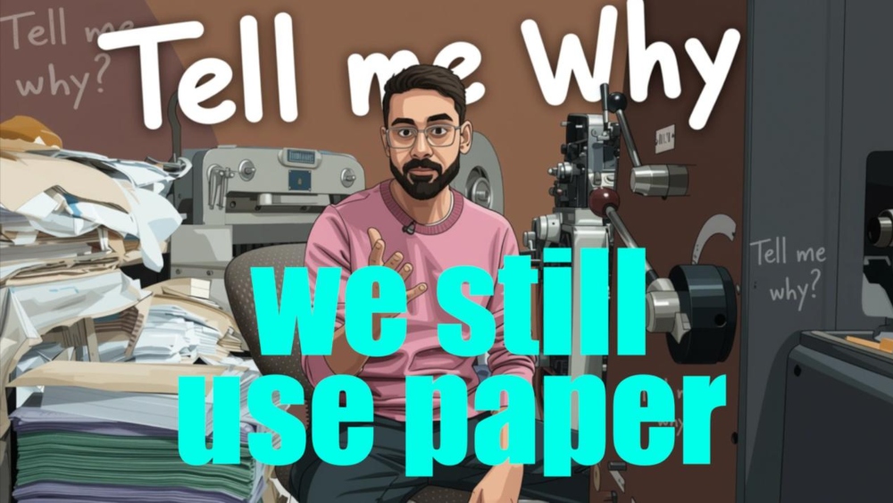 Tell Me Why: We still use Paper